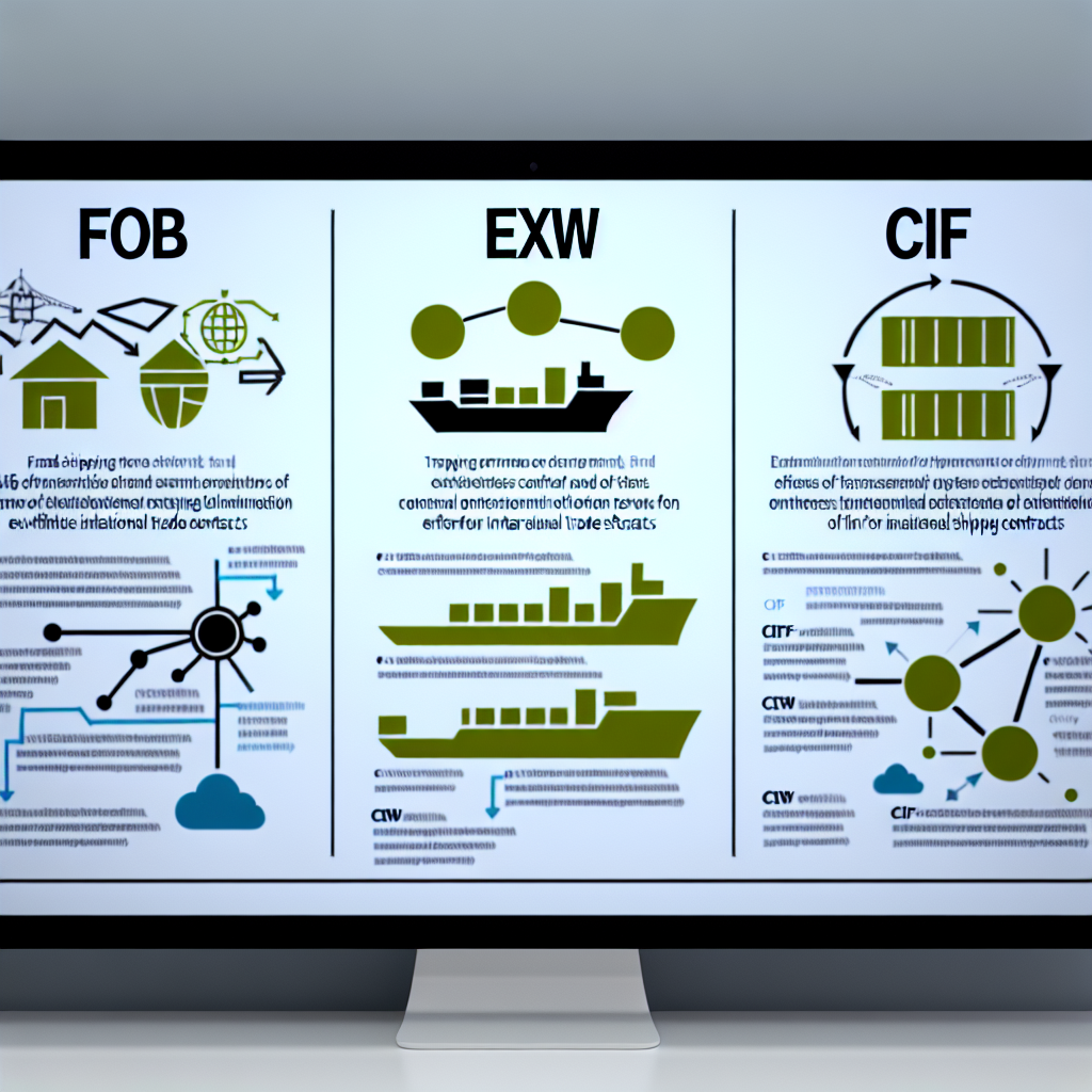 Shipping Terms Explained: FOB, EXW, CIF – What’s the Difference?